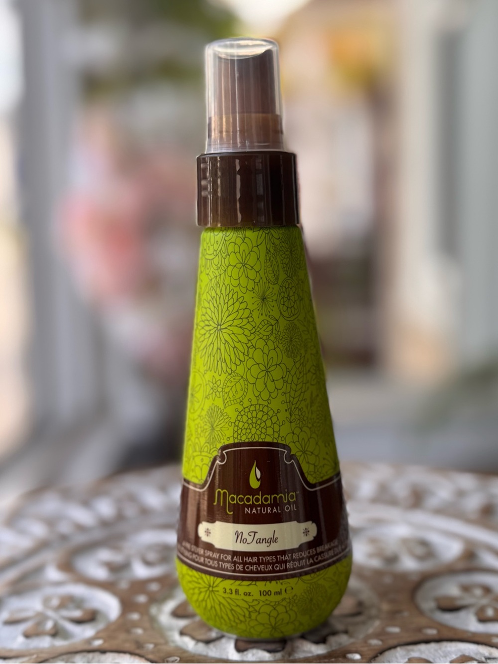 Macadamia Natural Oil No Tangle Pre-Styler Detangling Spray 3.3 oz